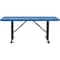 Global Industrial 6' Rectangular Expanded Metal Outdoor Table, Blue 277560BL - alternate 4